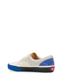 hellbeige Leder niedrige Sneakers von Vans