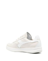 hellbeige Leder niedrige Sneakers von Diadora