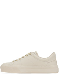 hellbeige Leder niedrige Sneakers von Givenchy