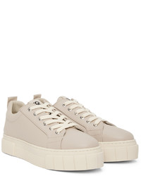 hellbeige Leder niedrige Sneakers von Good News