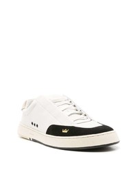 hellbeige Leder niedrige Sneakers von OSKLEN