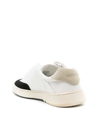 hellbeige Leder niedrige Sneakers von OSKLEN