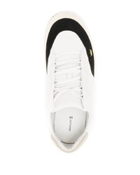 hellbeige Leder niedrige Sneakers von OSKLEN