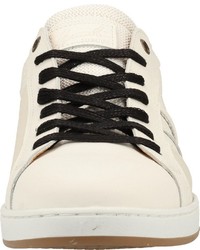 hellbeige Leder niedrige Sneakers von Bullboxer