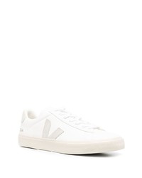 hellbeige Leder niedrige Sneakers von Veja