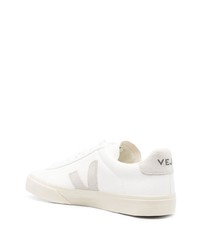 hellbeige Leder niedrige Sneakers von Veja