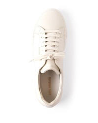 hellbeige Leder niedrige Sneakers von Axel Arigato