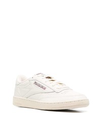 hellbeige Leder niedrige Sneakers von Reebok