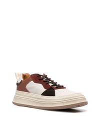 hellbeige Leder niedrige Sneakers von Buttero