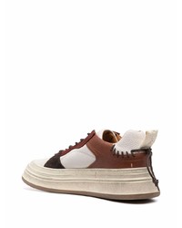 hellbeige Leder niedrige Sneakers von Buttero