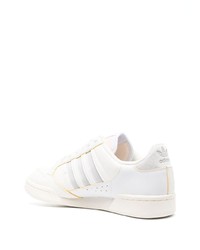 hellbeige Leder niedrige Sneakers von adidas