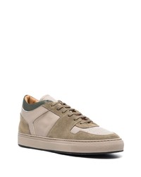 hellbeige Leder niedrige Sneakers von Common Projects