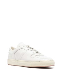 hellbeige Leder niedrige Sneakers von Common Projects