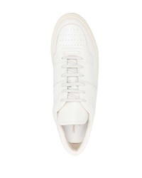 hellbeige Leder niedrige Sneakers von Common Projects