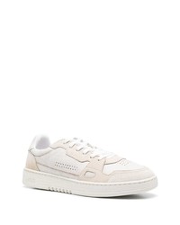 hellbeige Leder niedrige Sneakers von Axel Arigato