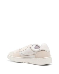 hellbeige Leder niedrige Sneakers von Axel Arigato