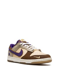 hellbeige Leder niedrige Sneakers von Nike