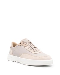 hellbeige Leder niedrige Sneakers von Timberland