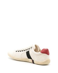 hellbeige Leder niedrige Sneakers von OSKLEN