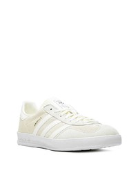 hellbeige Leder niedrige Sneakers von adidas