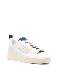 hellbeige Leder niedrige Sneakers von adidas