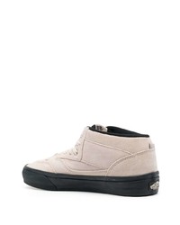 hellbeige Leder niedrige Sneakers von Vans