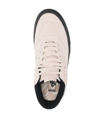 hellbeige Leder niedrige Sneakers von Vans