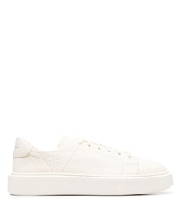 hellbeige Leder niedrige Sneakers von Henderson Baracco