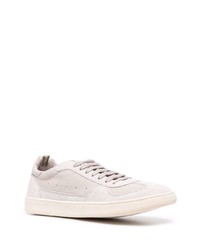 hellbeige Leder niedrige Sneakers von Officine Creative