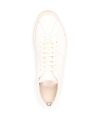 hellbeige Leder niedrige Sneakers von Officine Creative