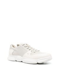 hellbeige Leder niedrige Sneakers von Camper