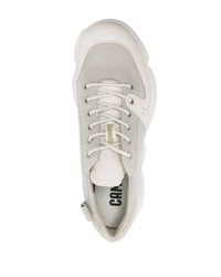 hellbeige Leder niedrige Sneakers von Camper