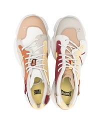 hellbeige Leder niedrige Sneakers von Camper