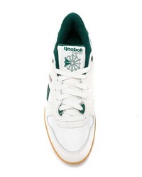 hellbeige Leder niedrige Sneakers von Reebok