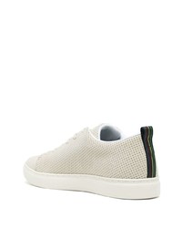 hellbeige Leder niedrige Sneakers von PS Paul Smith