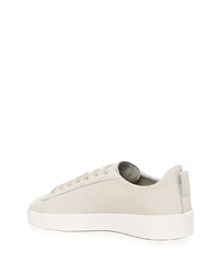 hellbeige Leder niedrige Sneakers von Fear Of God