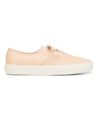 hellbeige Leder niedrige Sneakers von Vans