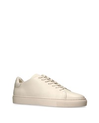 hellbeige Leder niedrige Sneakers von Kurt Geiger London