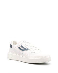 hellbeige Leder niedrige Sneakers von Bally