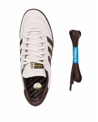 hellbeige Leder niedrige Sneakers von adidas