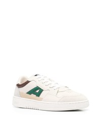 hellbeige Leder niedrige Sneakers von Axel Arigato