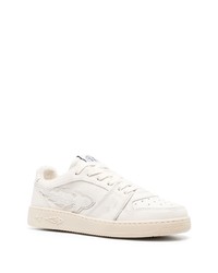 hellbeige Leder niedrige Sneakers von Enterprise Japan