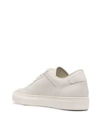 hellbeige Leder niedrige Sneakers von Common Projects