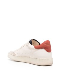 hellbeige Leder niedrige Sneakers von Officine Creative