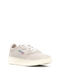 hellbeige Leder niedrige Sneakers von AUTRY