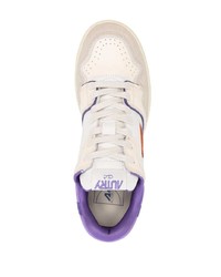 hellbeige Leder niedrige Sneakers von AUTRY