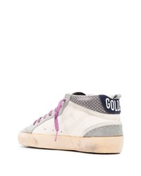 hellbeige Leder niedrige Sneakers von Golden Goose