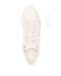 hellbeige Leder niedrige Sneakers von Bally