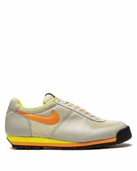 hellbeige Leder niedrige Sneakers von Nike