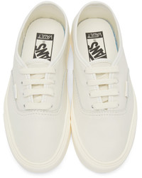 hellbeige Leder niedrige Sneakers von Vans